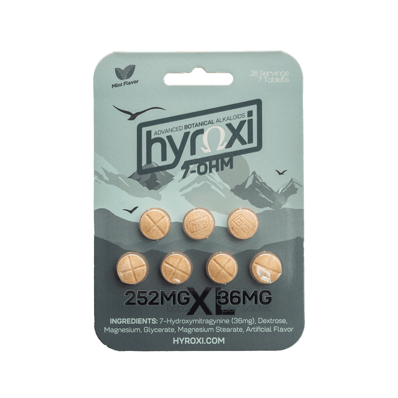 Hyroxi | 7-OH Tablet | XL 36 mg | 7-Count | Single
