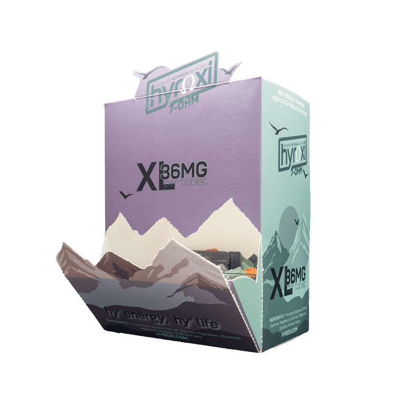 Hyroxi | Hybrid Tablet | XL 36 mg | 1-Count | 20-Pack