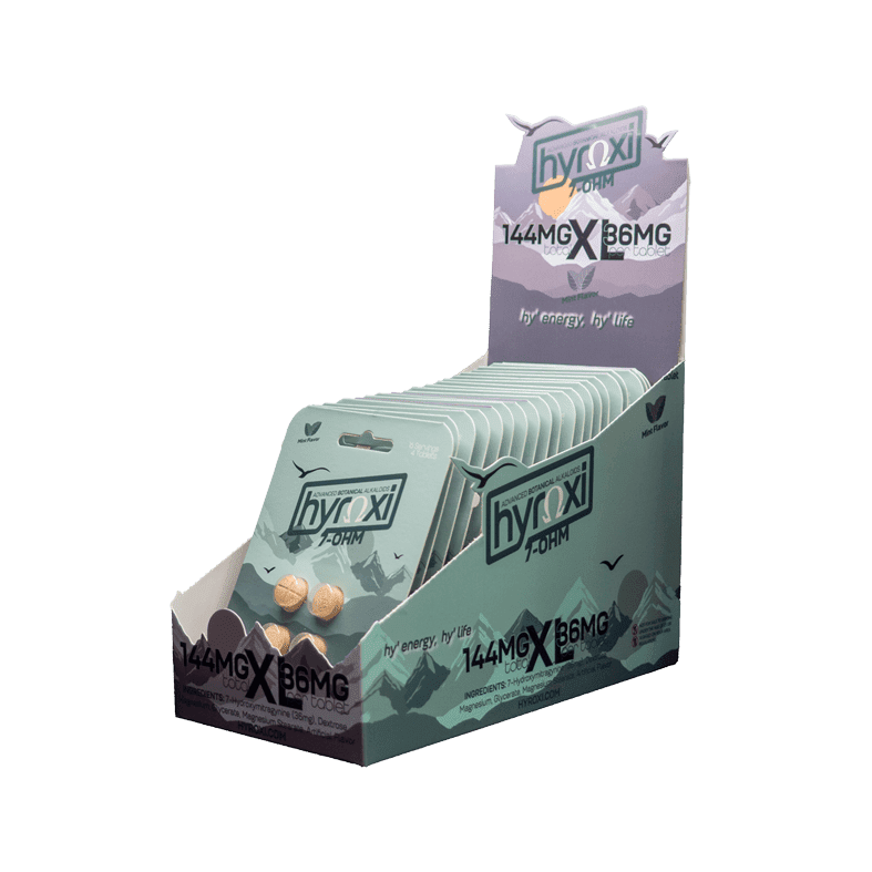 Hyroxi | 7-OH Tablet | XL 36 mg | 4-Count | 20-Pack