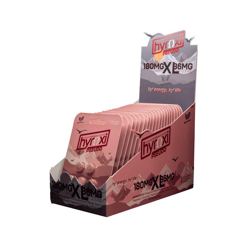 Hyroxi | Pseudo Tablet | XL 36 mg | 5-Count | 20-Pack