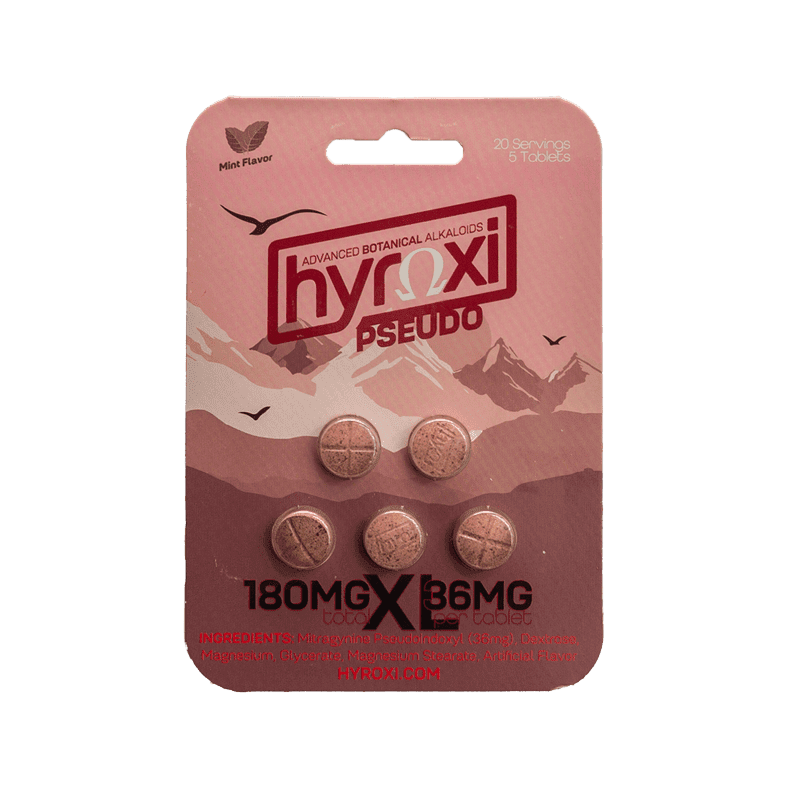 Hyroxi | Pseudo Tablet | XL 36 mg | 5-Count | Single
