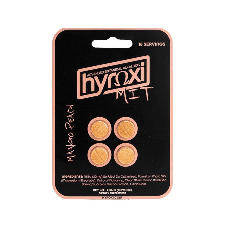 Hyroxi | MIT-A Tablet | Mango Peach | 4-Count | Single